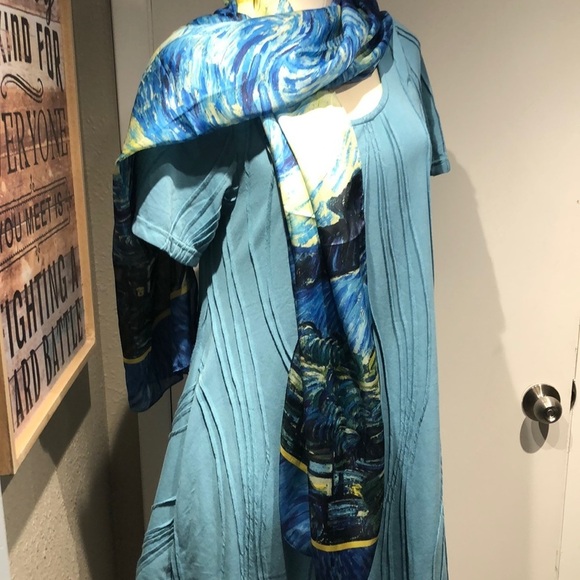 RainCaper Starry Night Sheer Scarf - Picture 4 of 10